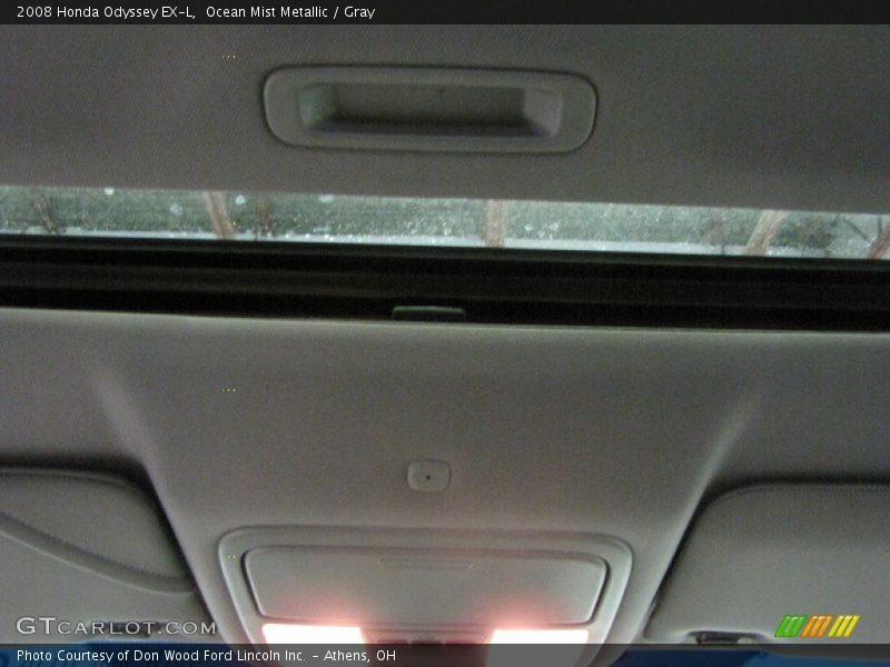 Ocean Mist Metallic / Gray 2008 Honda Odyssey EX-L