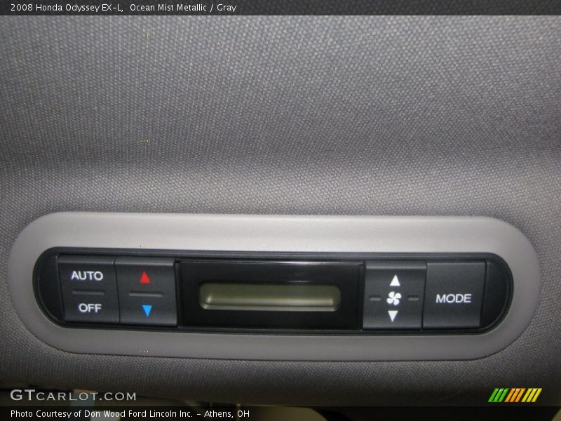 Ocean Mist Metallic / Gray 2008 Honda Odyssey EX-L