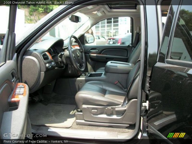  2008 Tahoe Hybrid 4x4 Ebony Interior