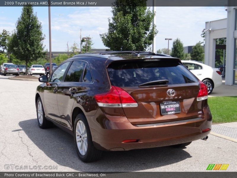 Sunset Bronze Mica / Ivory 2009 Toyota Venza AWD