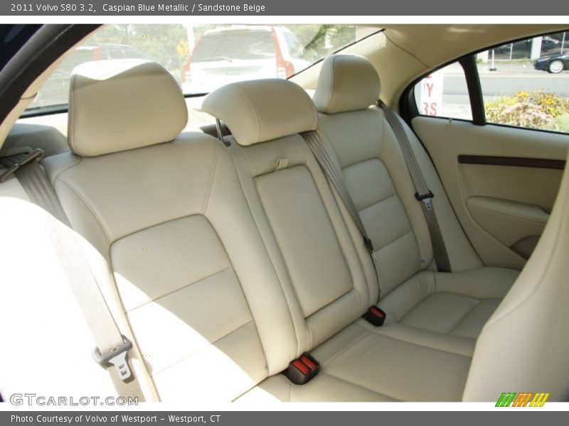 Caspian Blue Metallic / Sandstone Beige 2011 Volvo S80 3.2