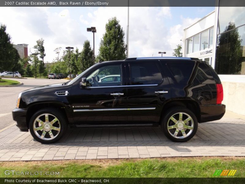 Black Raven / Ebony/Ebony 2007 Cadillac Escalade AWD