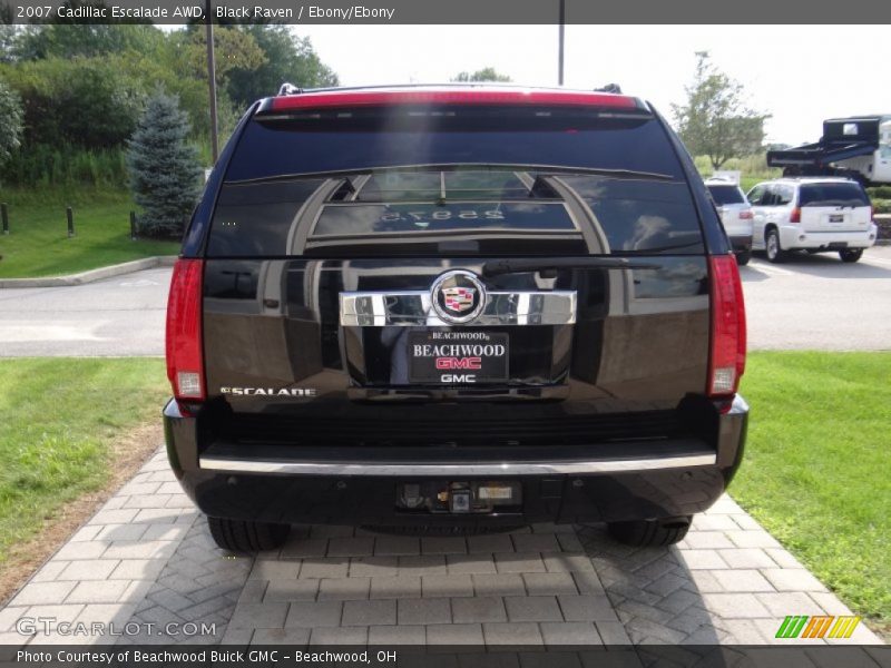 Black Raven / Ebony/Ebony 2007 Cadillac Escalade AWD