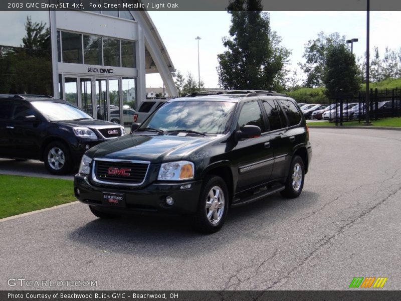 Polo Green Metallic / Light Oak 2003 GMC Envoy SLT 4x4