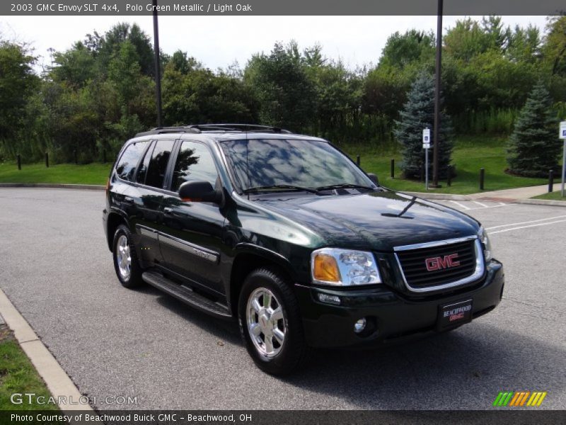 Polo Green Metallic / Light Oak 2003 GMC Envoy SLT 4x4