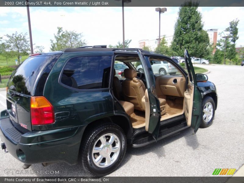 Polo Green Metallic / Light Oak 2003 GMC Envoy SLT 4x4