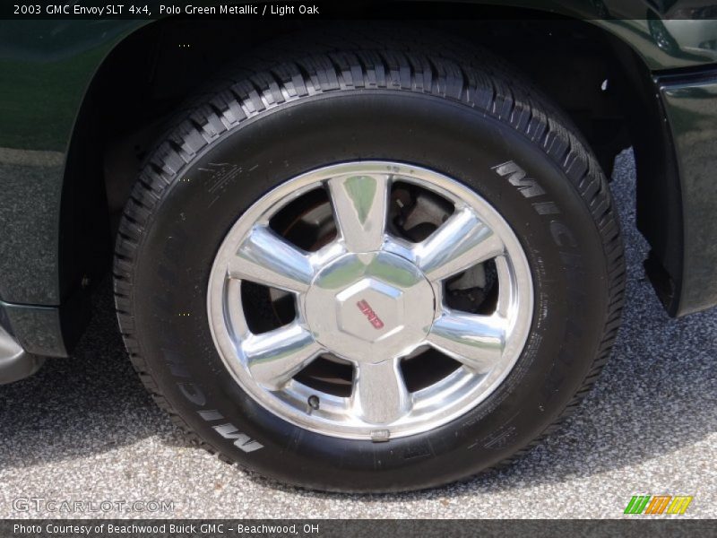 Polo Green Metallic / Light Oak 2003 GMC Envoy SLT 4x4
