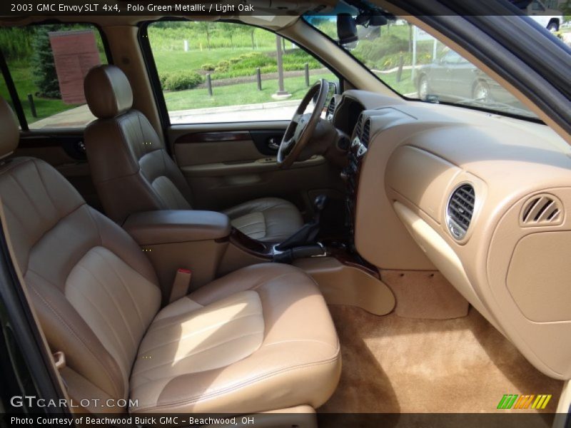Polo Green Metallic / Light Oak 2003 GMC Envoy SLT 4x4