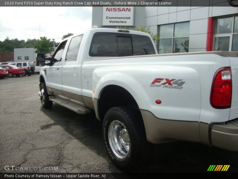 Oxford White / Chaparral Leather 2010 Ford F350 Super Duty King Ranch Crew Cab 4x4 Dually