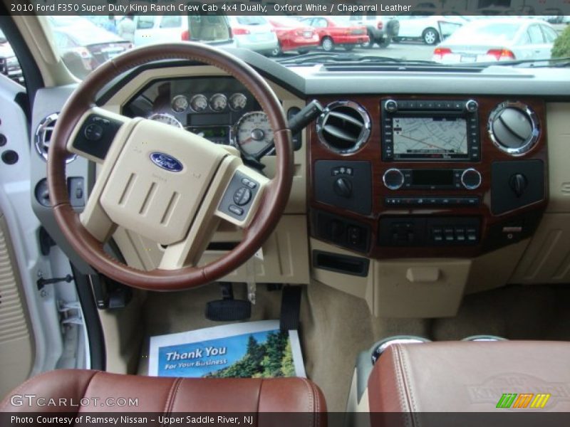 Dashboard of 2010 F350 Super Duty King Ranch Crew Cab 4x4 Dually