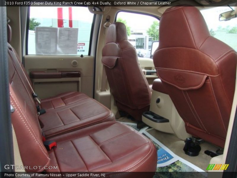  2010 F350 Super Duty King Ranch Crew Cab 4x4 Dually Chaparral Leather Interior