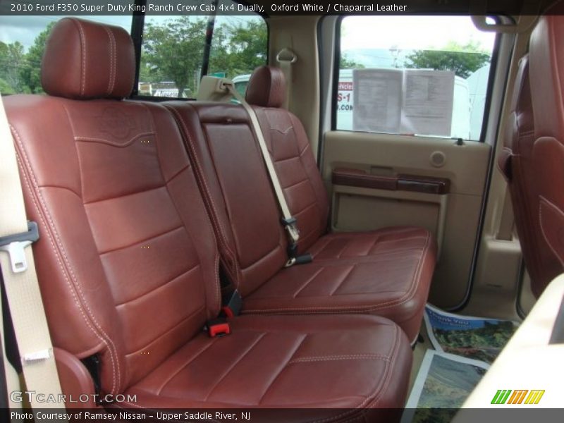  2010 F350 Super Duty King Ranch Crew Cab 4x4 Dually Chaparral Leather Interior