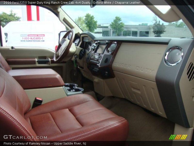 Oxford White / Chaparral Leather 2010 Ford F350 Super Duty King Ranch Crew Cab 4x4 Dually