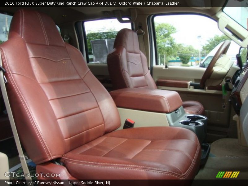  2010 F350 Super Duty King Ranch Crew Cab 4x4 Dually Chaparral Leather Interior