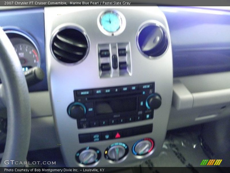 Marine Blue Pearl / Pastel Slate Gray 2007 Chrysler PT Cruiser Convertible