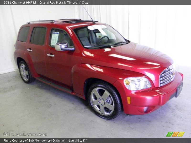 Crystal Red Metallic Tintcoat / Gray 2011 Chevrolet HHR LT