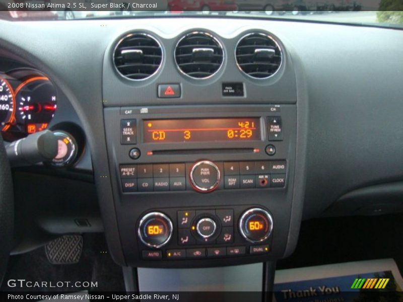 Super Black / Charcoal 2008 Nissan Altima 2.5 SL