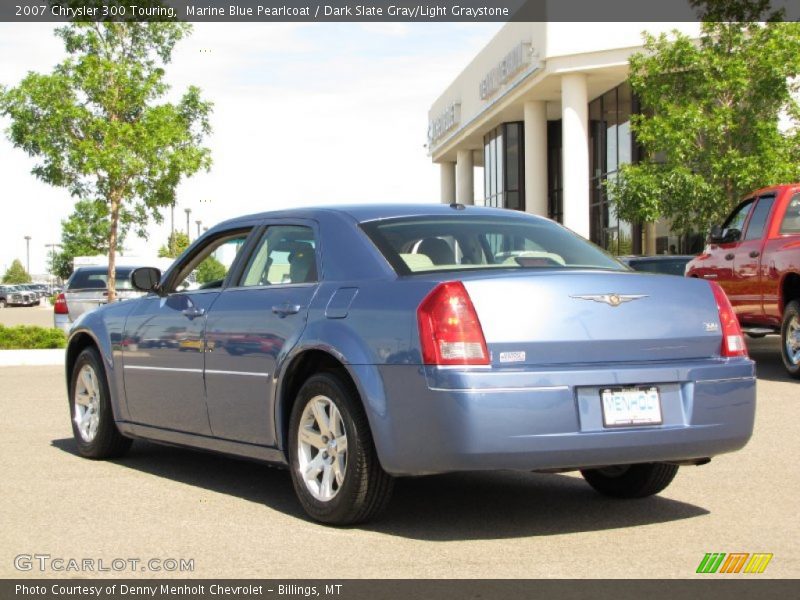 Marine Blue Pearlcoat / Dark Slate Gray/Light Graystone 2007 Chrysler 300 Touring