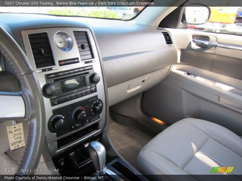 Marine Blue Pearlcoat / Dark Slate Gray/Light Graystone 2007 Chrysler 300 Touring