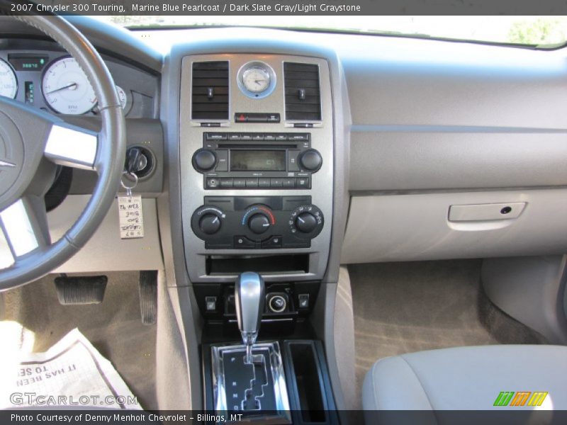 Marine Blue Pearlcoat / Dark Slate Gray/Light Graystone 2007 Chrysler 300 Touring