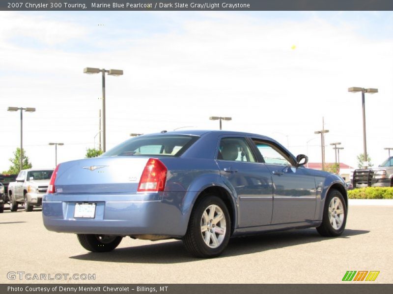 Marine Blue Pearlcoat / Dark Slate Gray/Light Graystone 2007 Chrysler 300 Touring