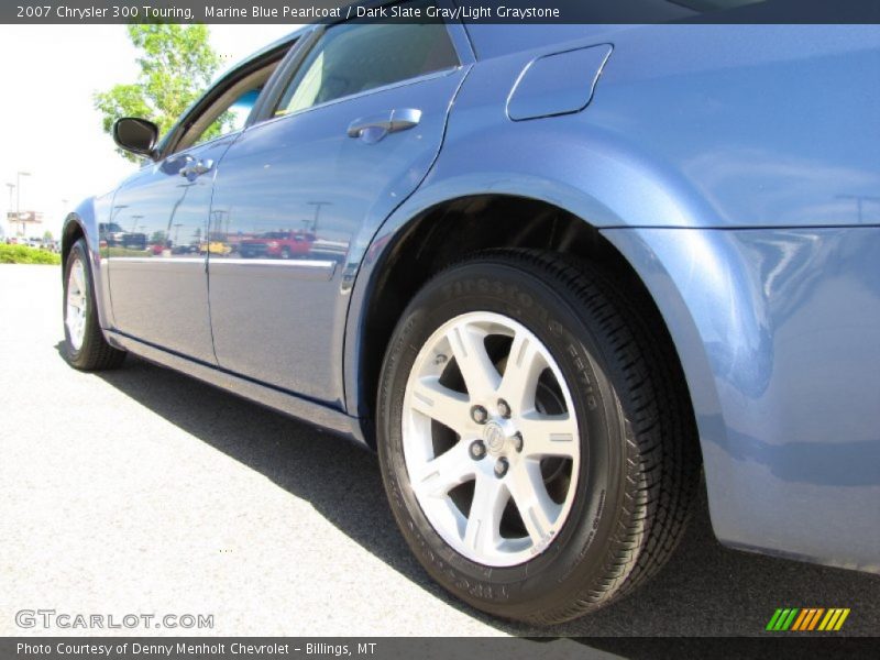 Marine Blue Pearlcoat / Dark Slate Gray/Light Graystone 2007 Chrysler 300 Touring