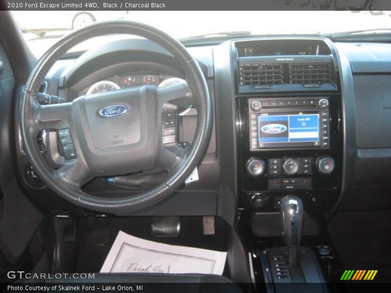 Black / Charcoal Black 2010 Ford Escape Limited 4WD