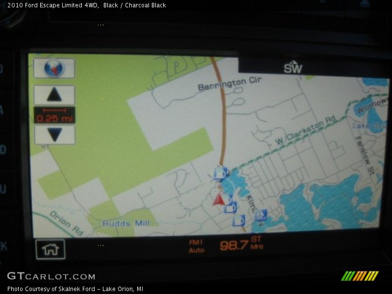 Navigation of 2010 Escape Limited 4WD