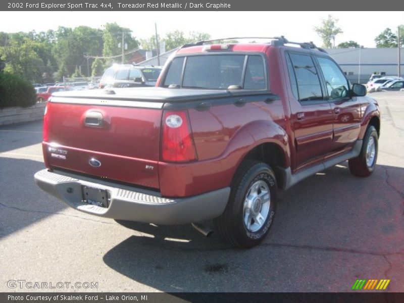 Toreador Red Metallic / Dark Graphite 2002 Ford Explorer Sport Trac 4x4