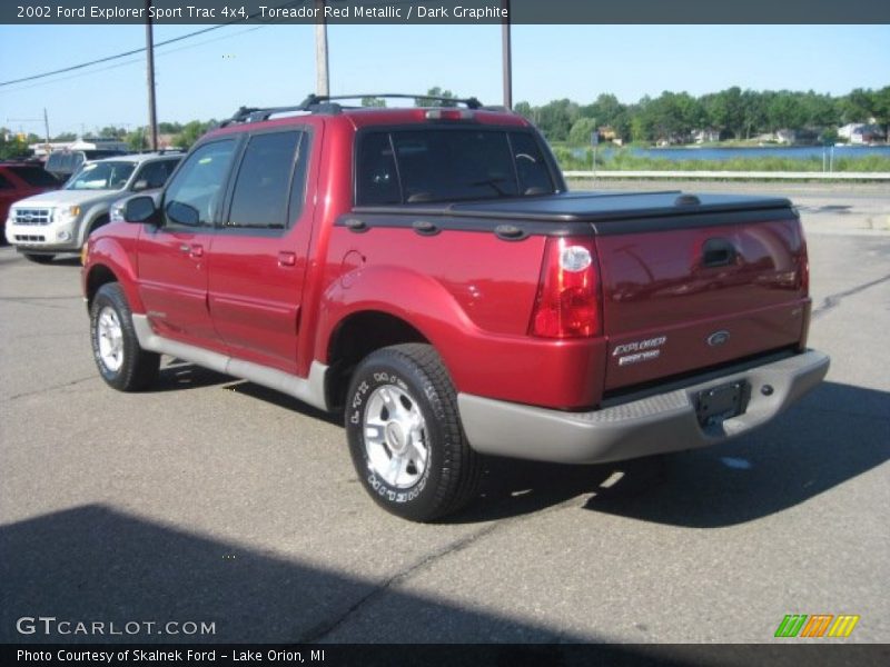 Toreador Red Metallic / Dark Graphite 2002 Ford Explorer Sport Trac 4x4
