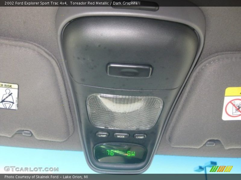Toreador Red Metallic / Dark Graphite 2002 Ford Explorer Sport Trac 4x4