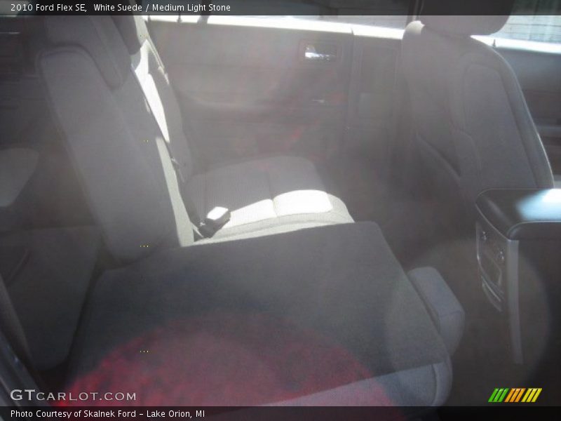 White Suede / Medium Light Stone 2010 Ford Flex SE