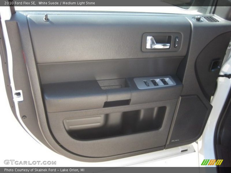 White Suede / Medium Light Stone 2010 Ford Flex SE