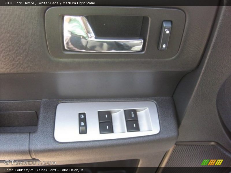 White Suede / Medium Light Stone 2010 Ford Flex SE