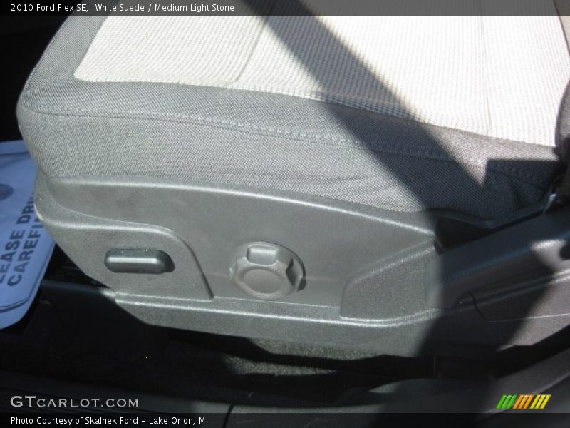 White Suede / Medium Light Stone 2010 Ford Flex SE