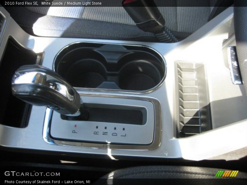 White Suede / Medium Light Stone 2010 Ford Flex SE