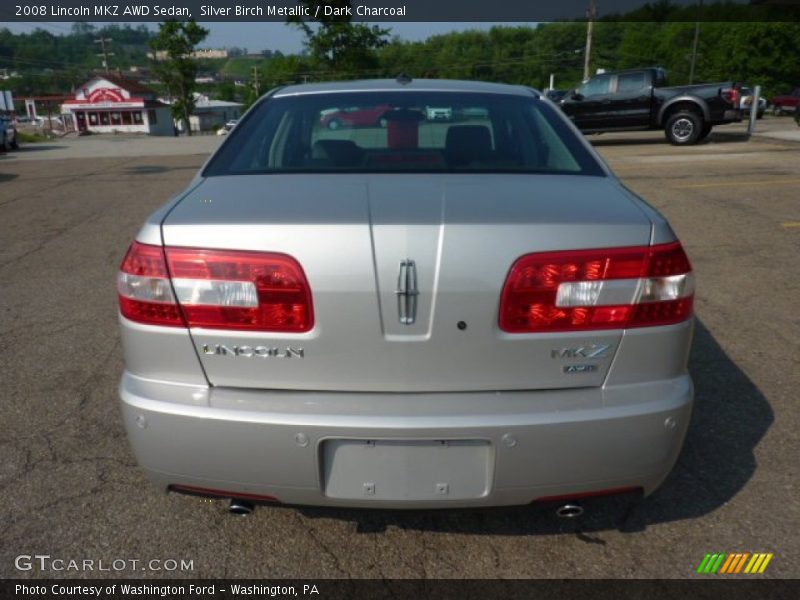 Silver Birch Metallic / Dark Charcoal 2008 Lincoln MKZ AWD Sedan