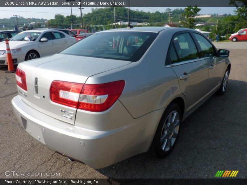 Silver Birch Metallic / Dark Charcoal 2008 Lincoln MKZ AWD Sedan