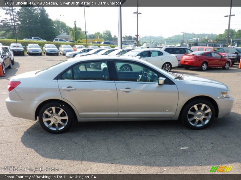 Silver Birch Metallic / Dark Charcoal 2008 Lincoln MKZ AWD Sedan