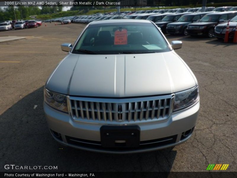 Silver Birch Metallic / Dark Charcoal 2008 Lincoln MKZ AWD Sedan