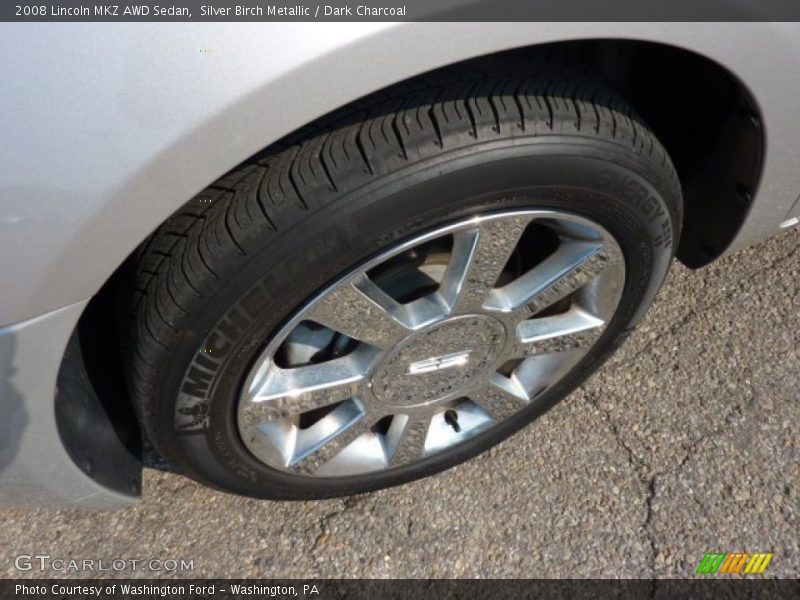 Silver Birch Metallic / Dark Charcoal 2008 Lincoln MKZ AWD Sedan
