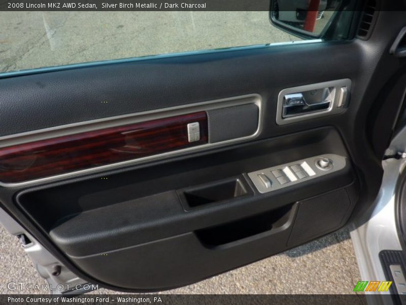 Silver Birch Metallic / Dark Charcoal 2008 Lincoln MKZ AWD Sedan