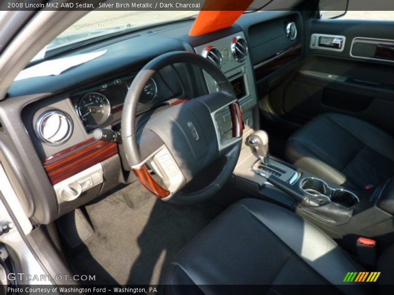 Silver Birch Metallic / Dark Charcoal 2008 Lincoln MKZ AWD Sedan