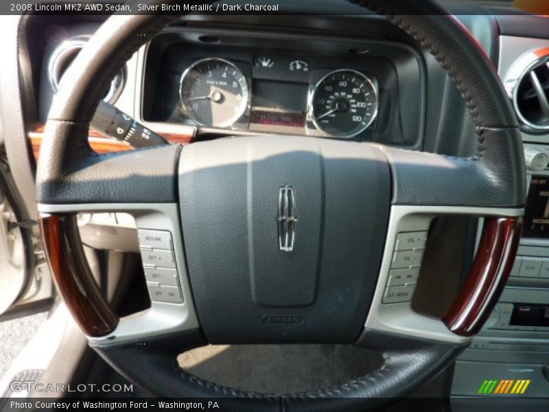 Silver Birch Metallic / Dark Charcoal 2008 Lincoln MKZ AWD Sedan