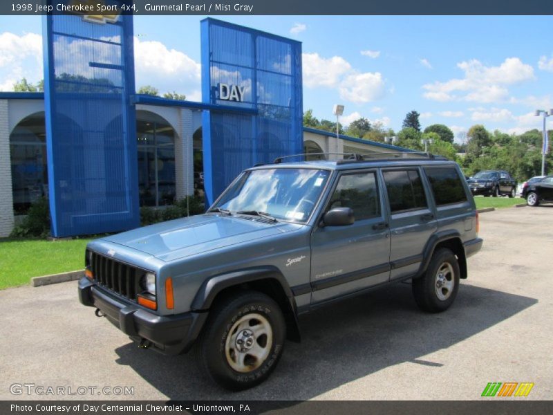 Gunmetal Pearl / Mist Gray 1998 Jeep Cherokee Sport 4x4