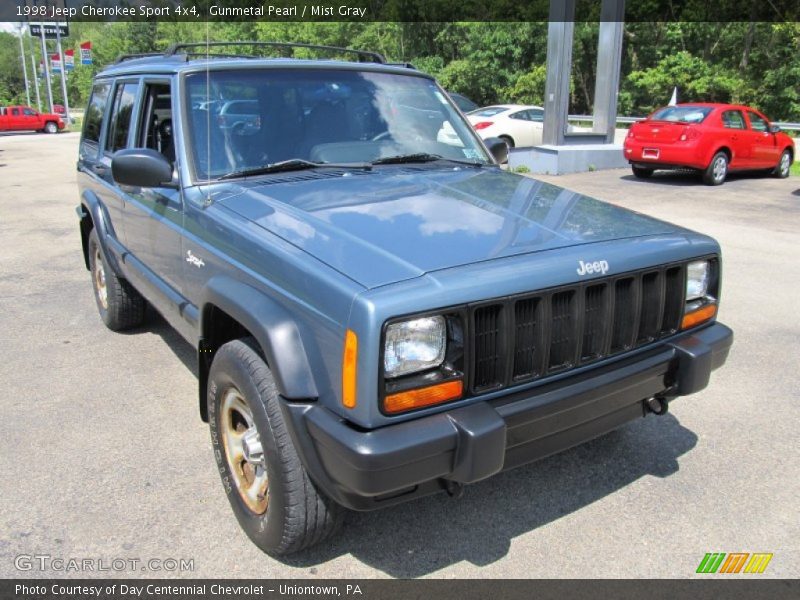 Gunmetal Pearl / Mist Gray 1998 Jeep Cherokee Sport 4x4