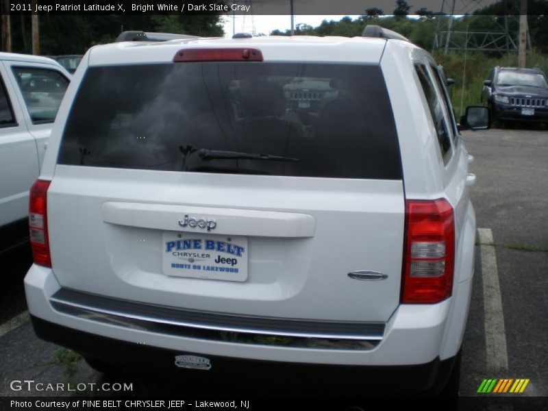 Bright White / Dark Slate Gray 2011 Jeep Patriot Latitude X