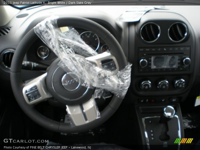 Bright White / Dark Slate Gray 2011 Jeep Patriot Latitude X