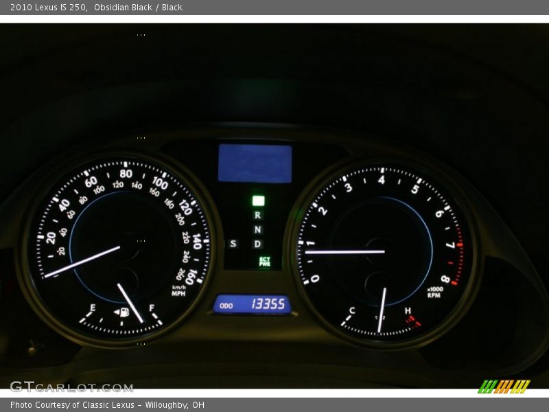 Obsidian Black / Black 2010 Lexus IS 250