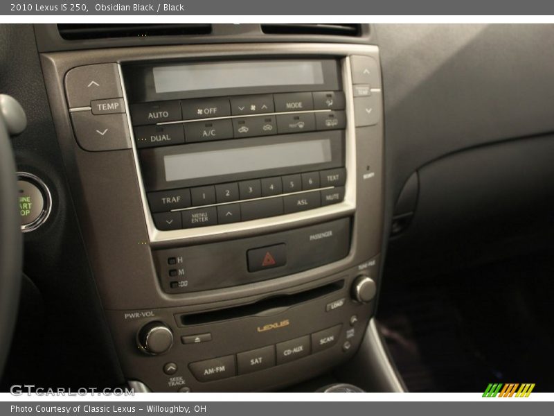 Controls of 2010 IS 250
